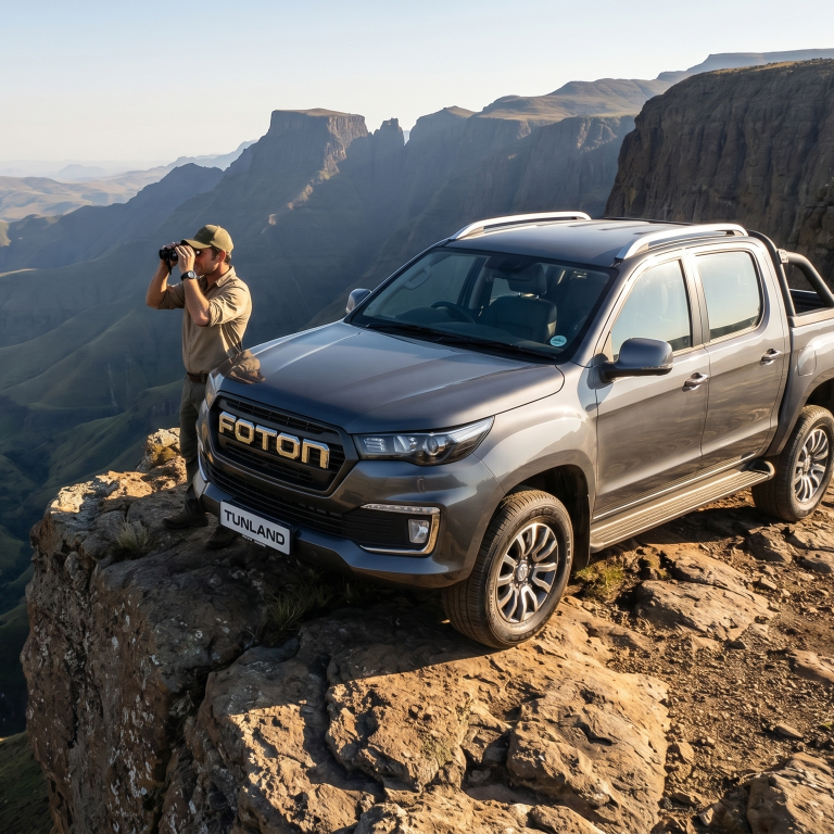 Joe with the Foton Foton G7 Double Cab