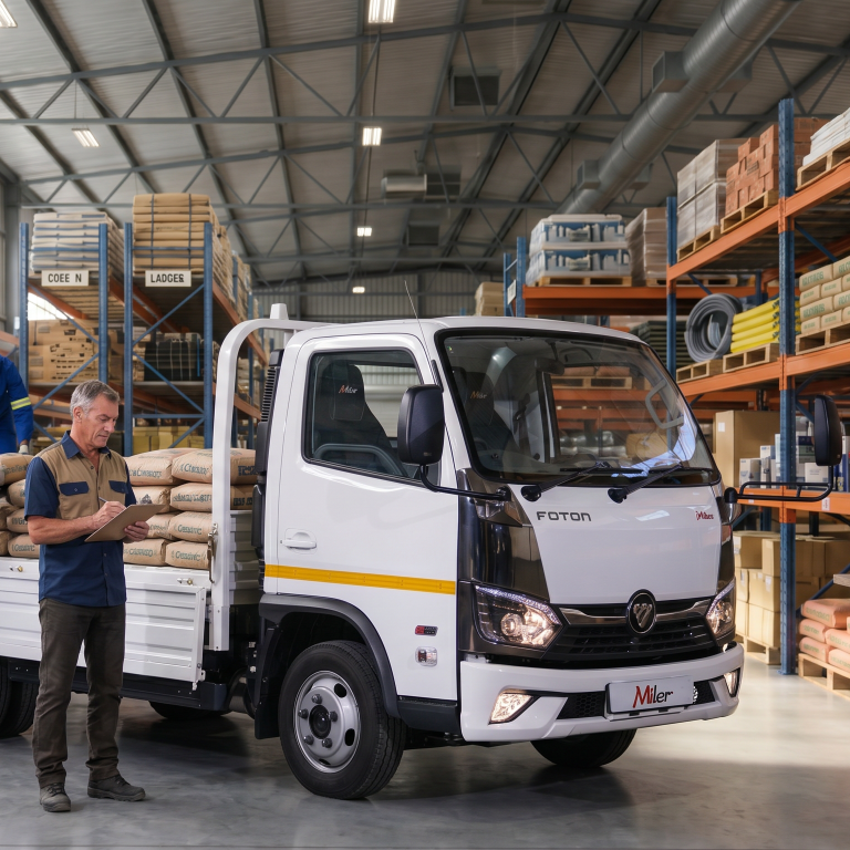 Steve with the Foton Foton Miler